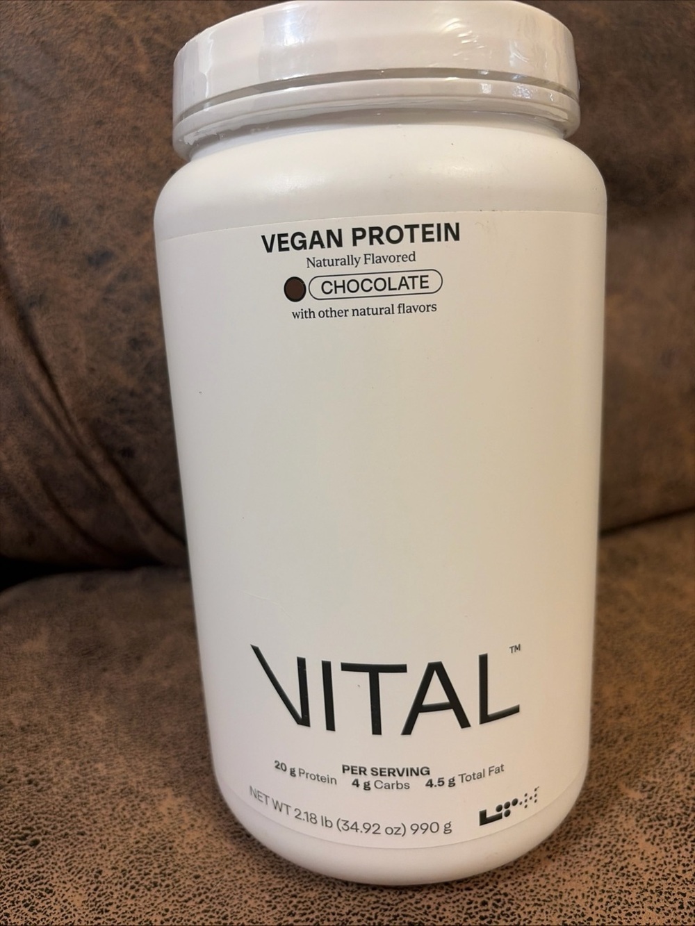 LTH Vital Vegan Protein - Trusted by Life Time Members - Plant Chocolate 2.18LB